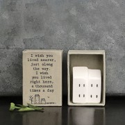 Matchbox Porcelain House - I Wish You Lived Nearer